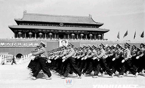 1950年大阅兵时的盛况